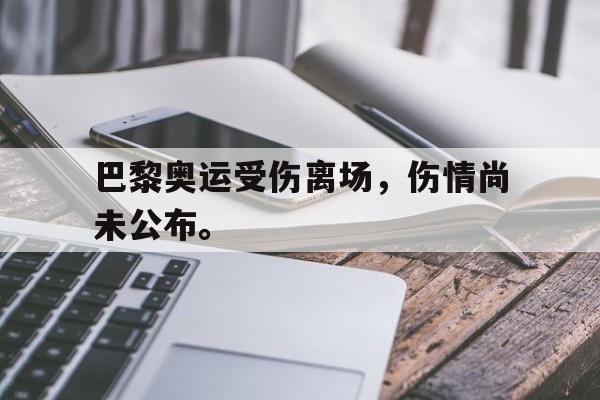 如意体育娱乐-巴黎奥运受伤离场，伤情尚未公布。